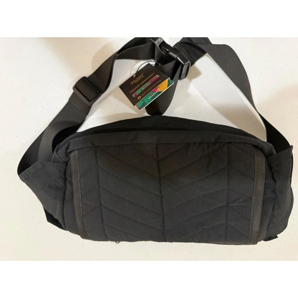 RUPT Modupack Amazon Convertible 2-in-1 Waist Pack to Backpack Black NWT